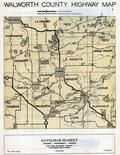 Walworth County Highway Map, Walworth County 1955c